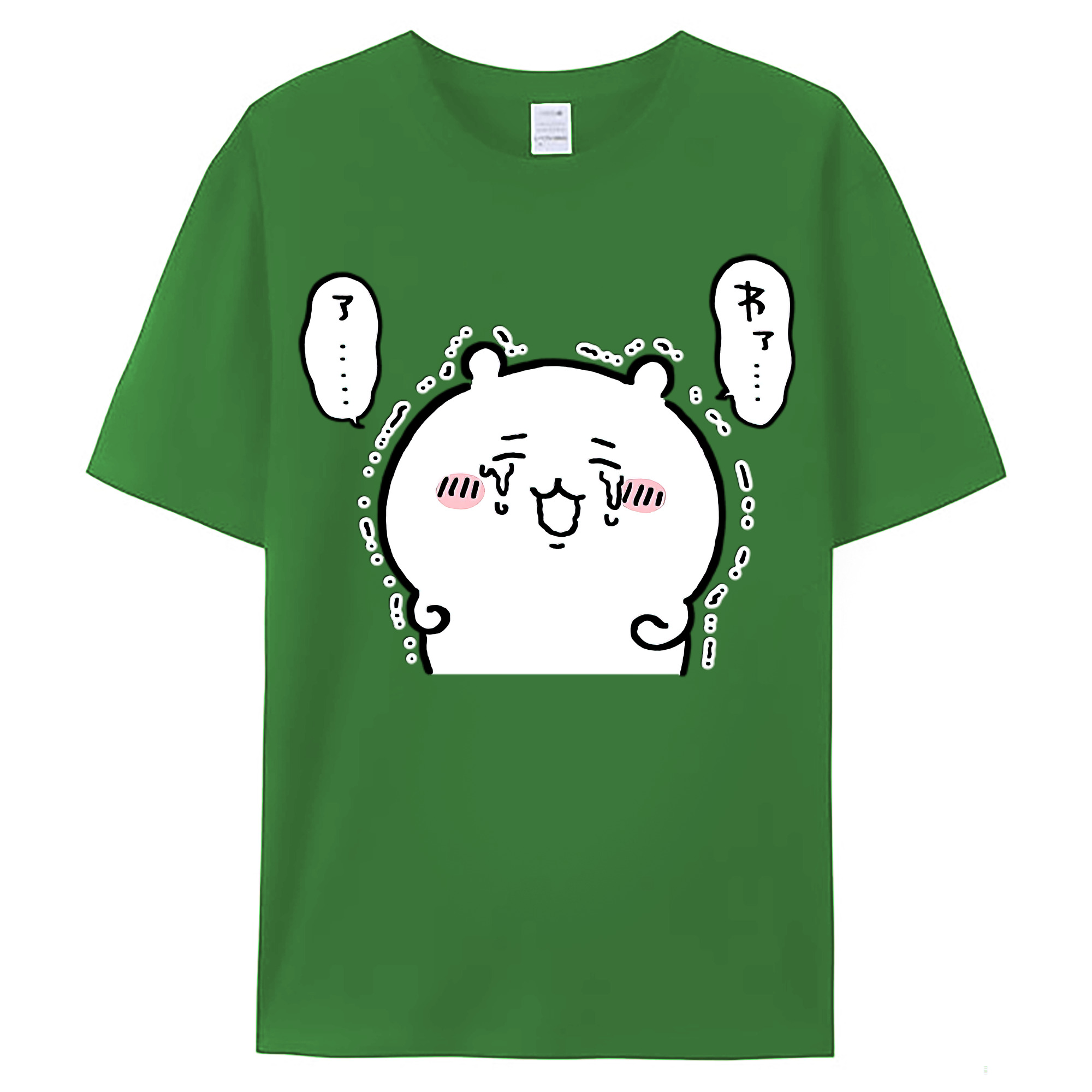 （画像用） ちいかわ ちいかわ Chii-kawa chiikawa レディースカジュアルプリントTシャツ（綿100％）
